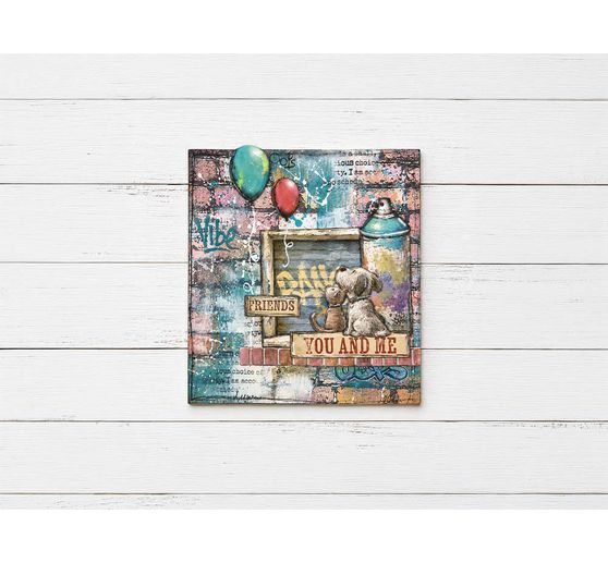 Blok do scrapbooking Stamperia "Furry Friends 2 Backgrounds"