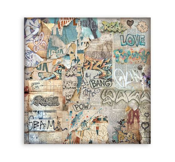 Blok do scrapbooking Stamperia "Furry Friends 2 Backgrounds"