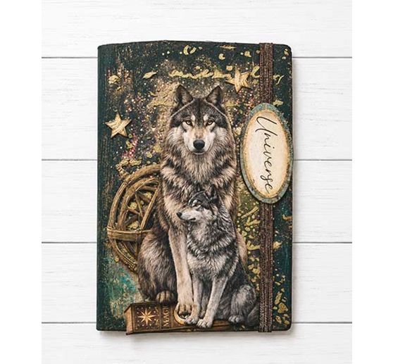 Motyw papieru ryżowego backgrounds Stamperia "Cosmos", DIN A6, zestaw 8 sztuk