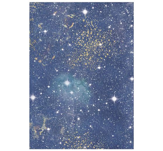 Motyw papieru ryżowego backgrounds Stamperia "Cosmos", DIN A6, zestaw 8 sztuk