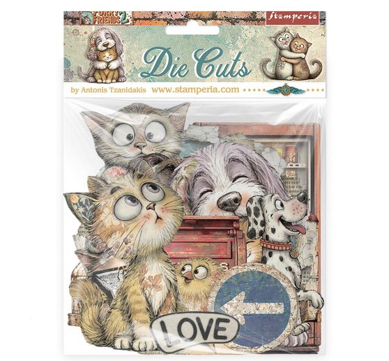 Motywy do wycinania Stamperia "Furry Friends 2"