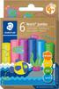 STAEDTLER Modelling clay "Noris jumbo - Glitter", 6 colours