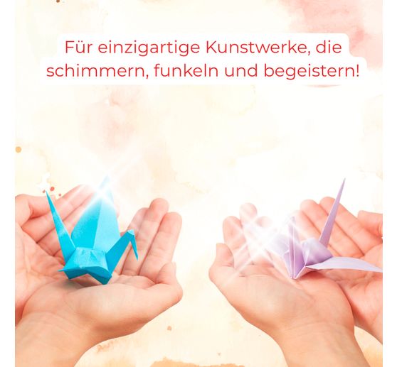 350 papier&oacute;w do origami "Watercolor Splash"