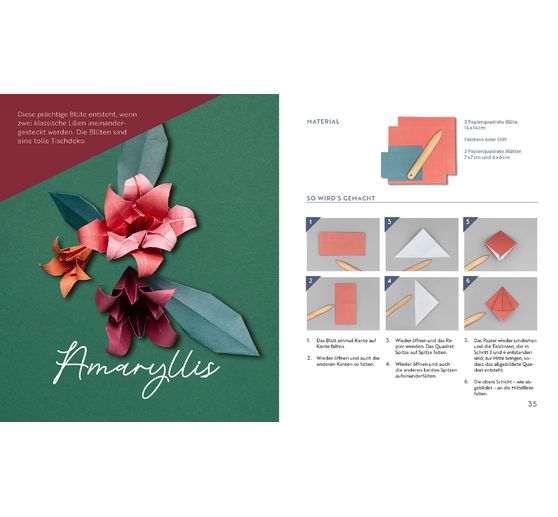 Książka "Origami - Winter Flowers"