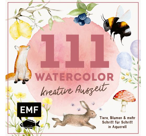 Książka "111 Watercolor - Kreative Auszeit"