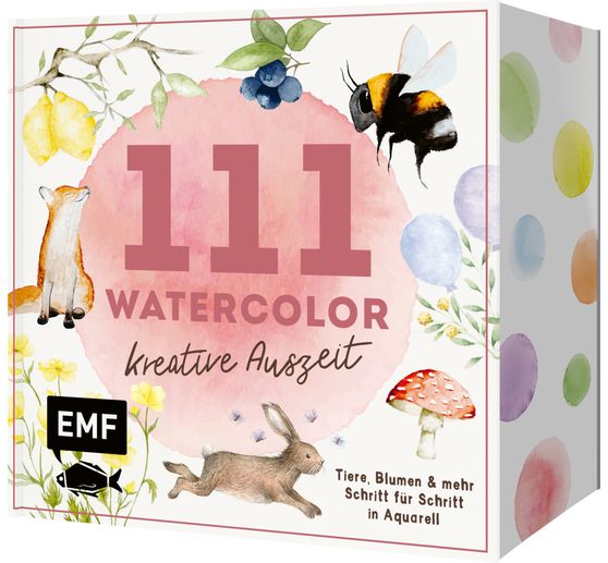 Książka "111 Watercolor - Kreative Auszeit"