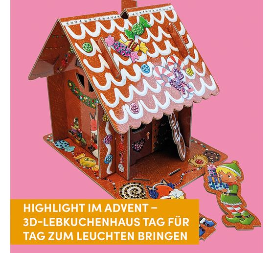 Kalendarz adwentowy "Diamond Painting - Lebkuchenhaus&rdquo;