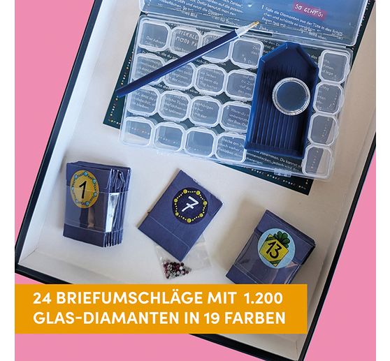 Kalendarz adwentowy "Diamond Painting - Lebkuchenhaus&rdquo;