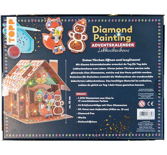 Kalendarz adwentowy "Diamond Painting - Lebkuchenhaus&rdquo;