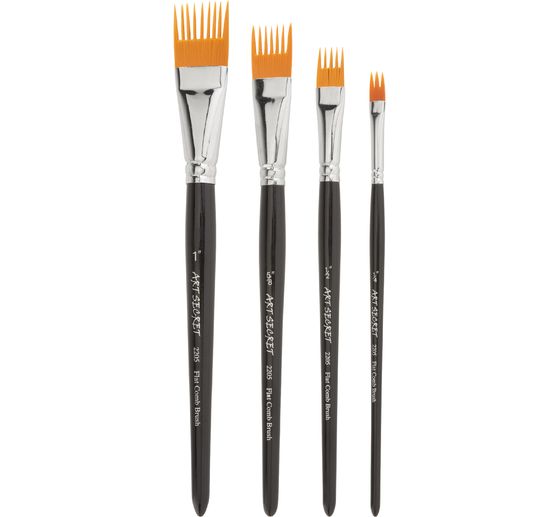 Pędzel grzebieniowy VBS "Artist Brush", zestaw 4 szt.