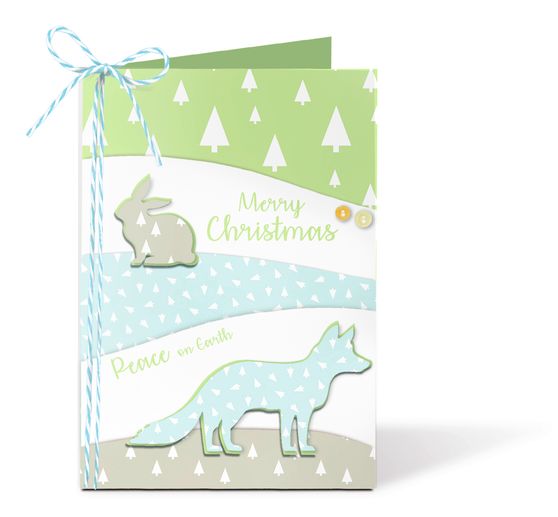 Motif photo cardboard "Frosty Blue"