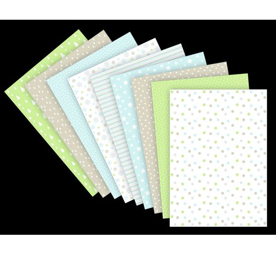 Motif photo cardboard "Frosty Blue"