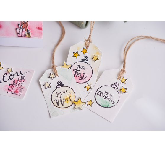 Silikonowy stempel VBS "Wesołych Świąt"