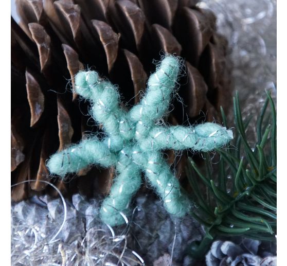 Magazyn DIY Filc + Wełna + Drut Jesienne Boże Narodzenie "Retro Wrap Stars"