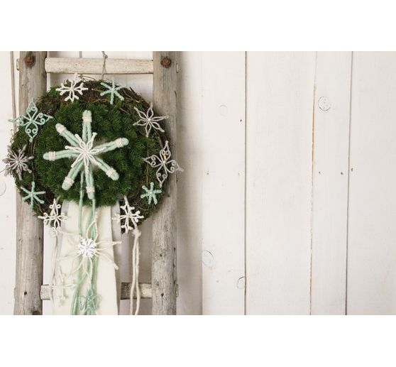 Magazyn DIY Filc + Wełna + Drut Jesienne Boże Narodzenie "Retro Wrap Stars"