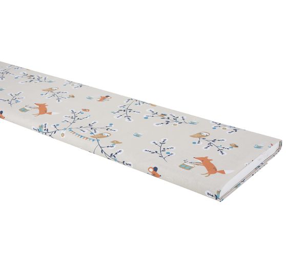 Tkanina bawełniana "Zwierzęta w lesie"