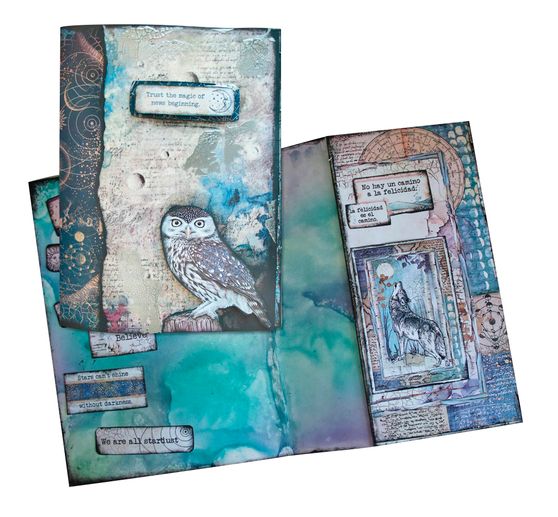 Blok do scrapbookingu "Kosmos"