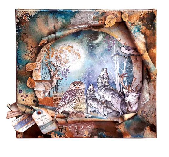 Blok do scrapbookingu "Kosmos"