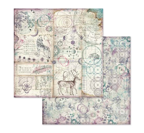 Blok do scrapbookingu "Kosmos"