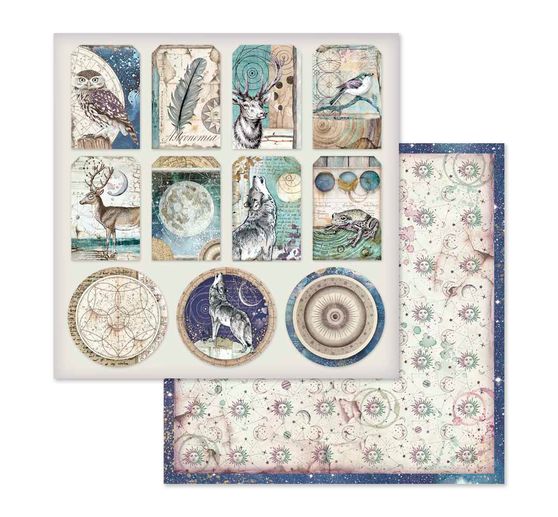 Blok do scrapbookingu "Kosmos"