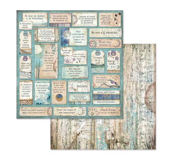 Blok do scrapbookingu "Kosmos"