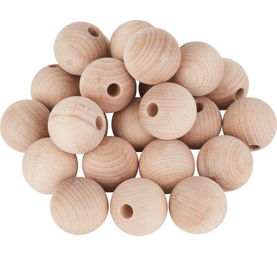 VBS Wooden balls half drilled "Ø 35 mm"