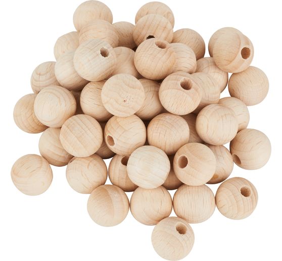 VBS Wooden balls half drilled "Ø 15 mm"