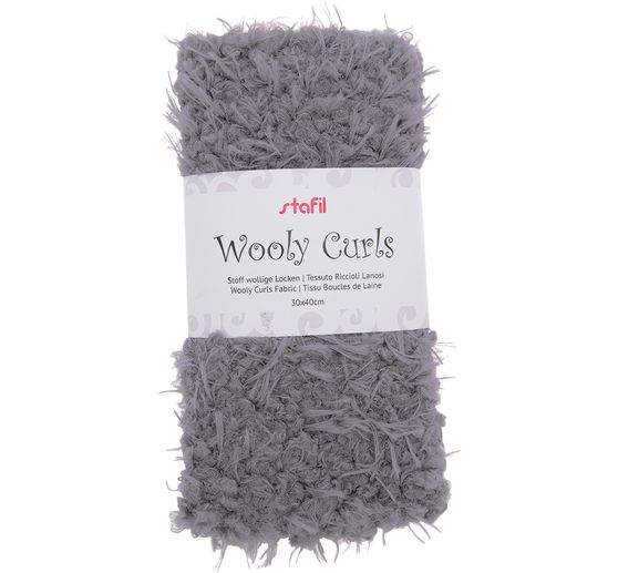 Plush fabric "Woolly curls"