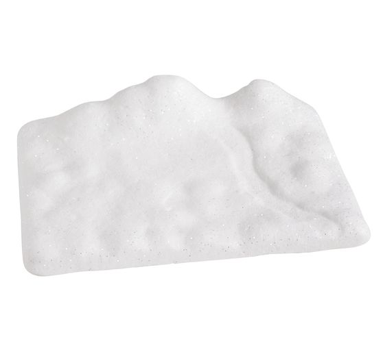 Styropianowy krajobraz ze śniegiem