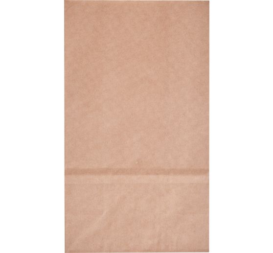 Torby papierowe z blokowym dnem wykonane z papieru pakowego, 15 sztuk