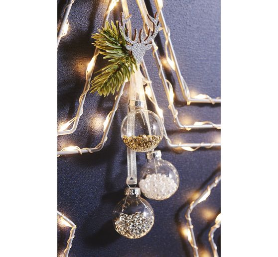 VBS Glass balls, Ø 3 cm, 12 pieces