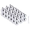 Christmas balls made of plastic, 36 pieces Silver