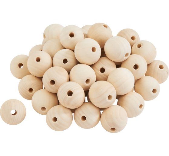 Drewniane kule VBS nawiercone na wylot