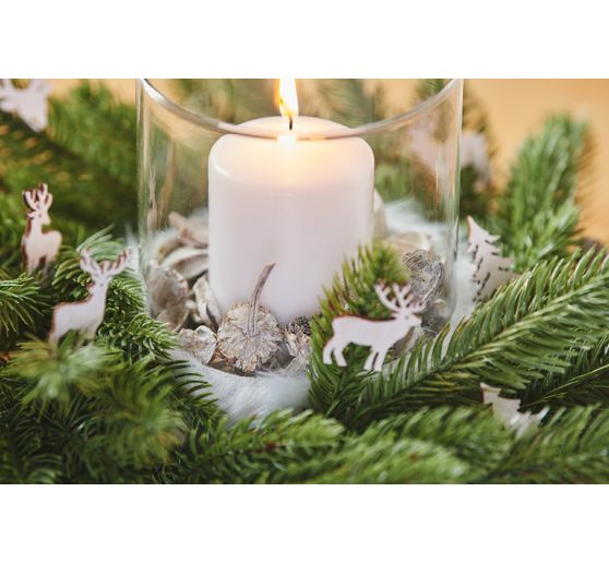 Pillar candle flat head 120/60mm