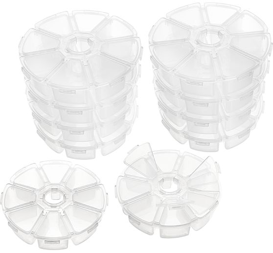 Pudełka do sortowania VBS "8 przegródek", 10 szt.