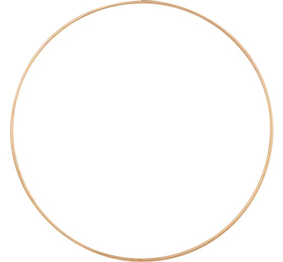 Metal ring "Circle", Gold color
