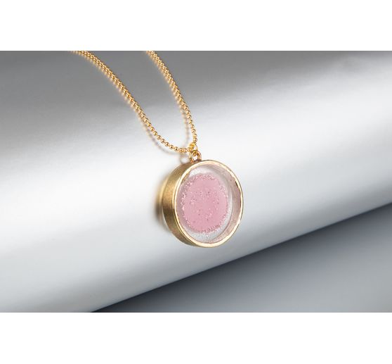 Biżuteryjna metalowa ramka "Round"