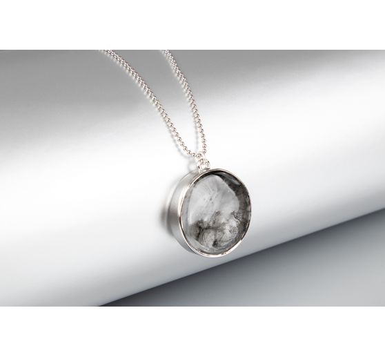 Biżuteryjna metalowa ramka "Round"