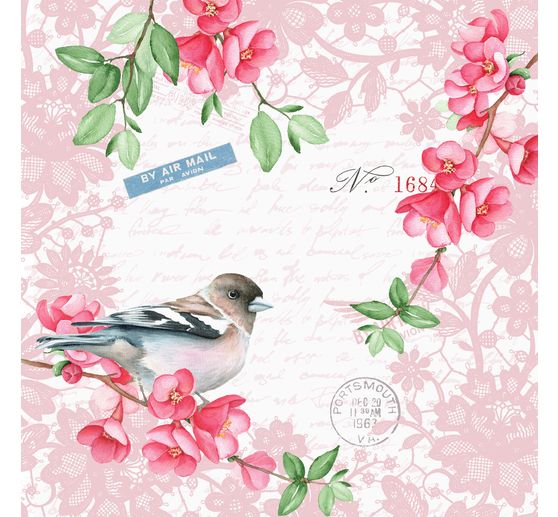 Wiosenny romans" serwetka