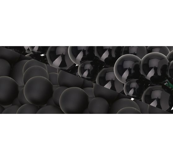 Szklane bombki choinkowe na drucie