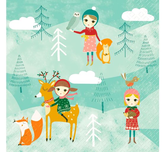 Zimowa opowieść" serwetka