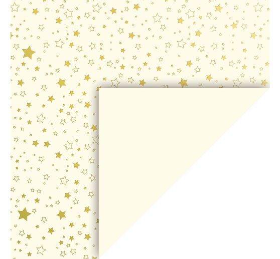 Motif cardboard "Golden Stars"