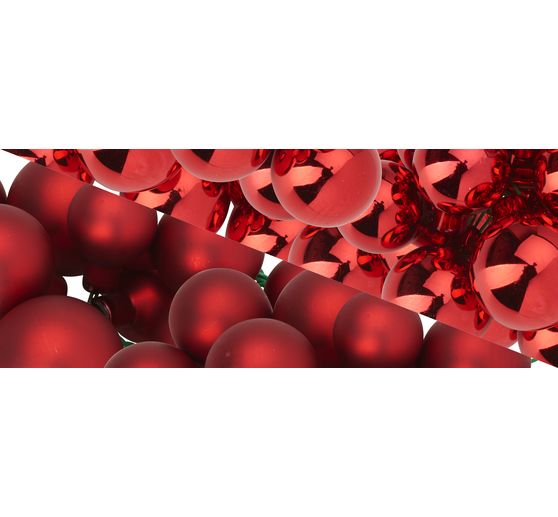 Szklane bombki choinkowe na drucie