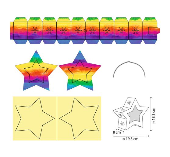 Zestaw do rękodzieła "Mrugająca gwiazda