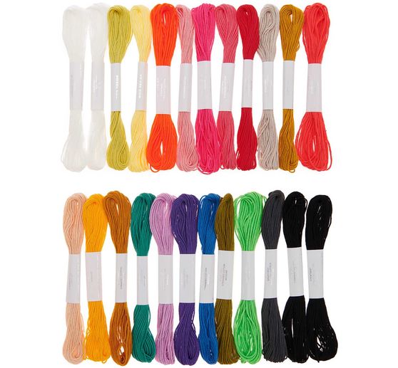 Zestaw nici do haftu Rico Design Multicolour