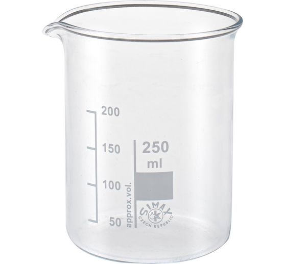 Szklany kubek do mieszania z podziałką