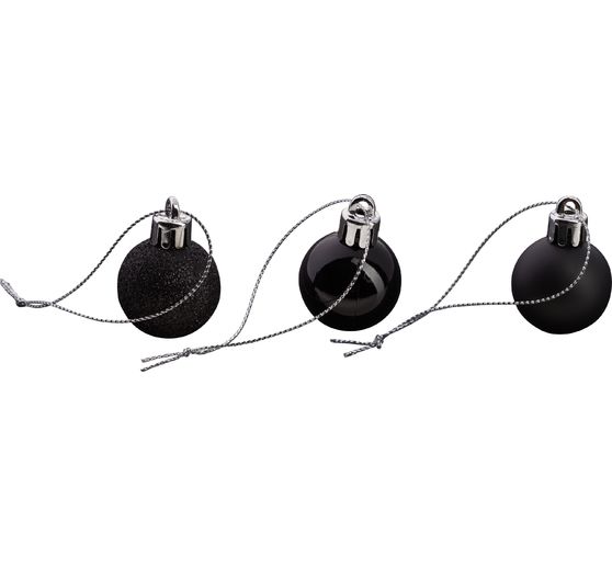 Plastikowe bombki choinkowe, 27 sztuk