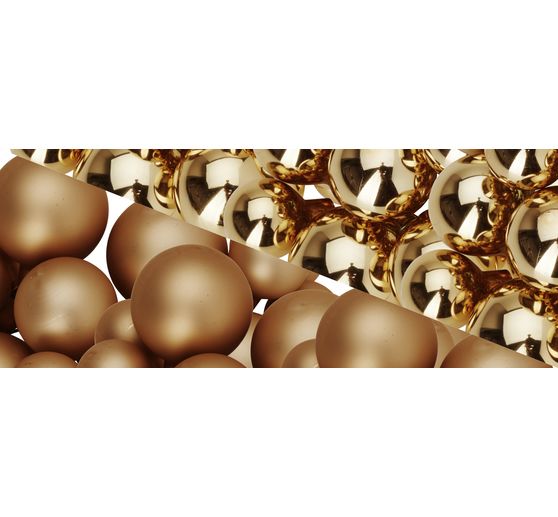 Szklane bombki choinkowe na drucie