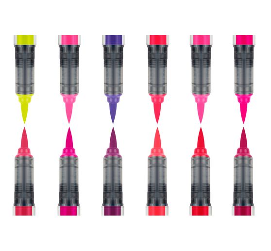 Zestaw markerów pędzelkowych Karin PRO, 12 kolorów