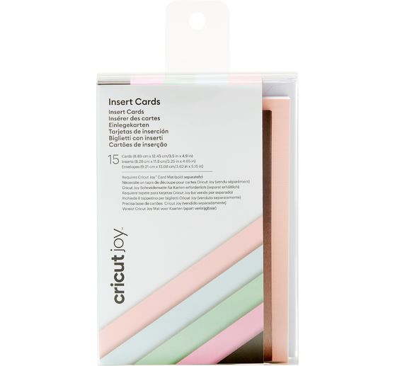 Cricut Joy double cards with inserts & envelopes "Insert Cards", 8.89 x 12.45 cm